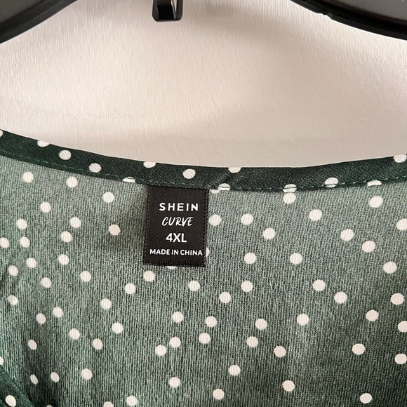 Green Patterned Dress - Picture 2 of 2